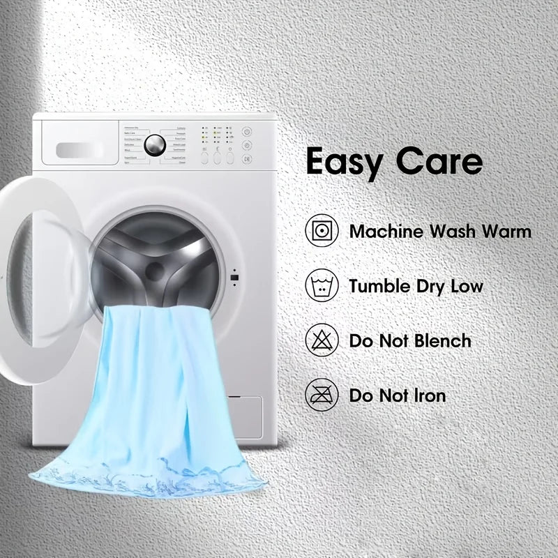 3-Piece Towel Set, 1 Bath Towel + 2 Hand Towels, Microfiber Towels, Soft and Comfortable, Highly Absorbent, Valentine's Day Gift