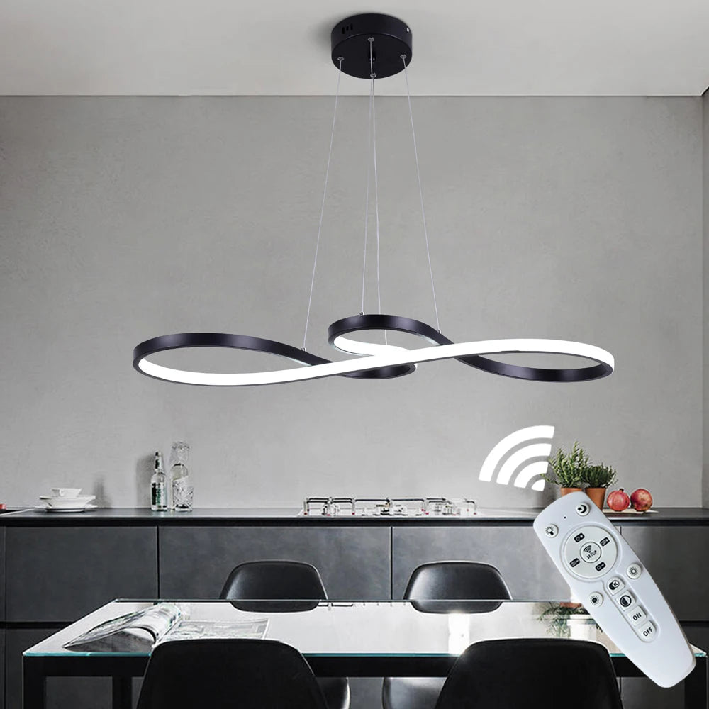 GreeLustr Modern Minimalist LED Pendant Light For Dining Rooms