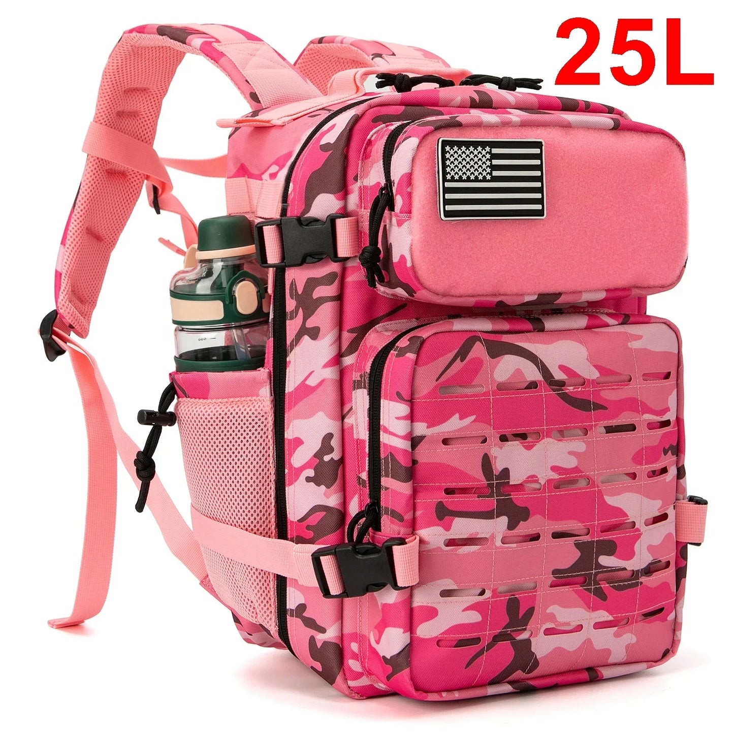 ReFire Gear Tactical Backpack For Outdoors With Water Bottle Holder