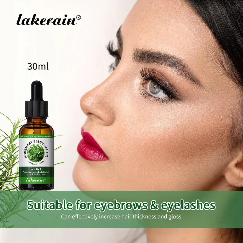 Rosemary Essential Oil 30ml Nourish Scalp Support Hair Health Multi‑Use Oil For Hair Skin Eyelash Massage Shower Body Care Natural Hair Oil