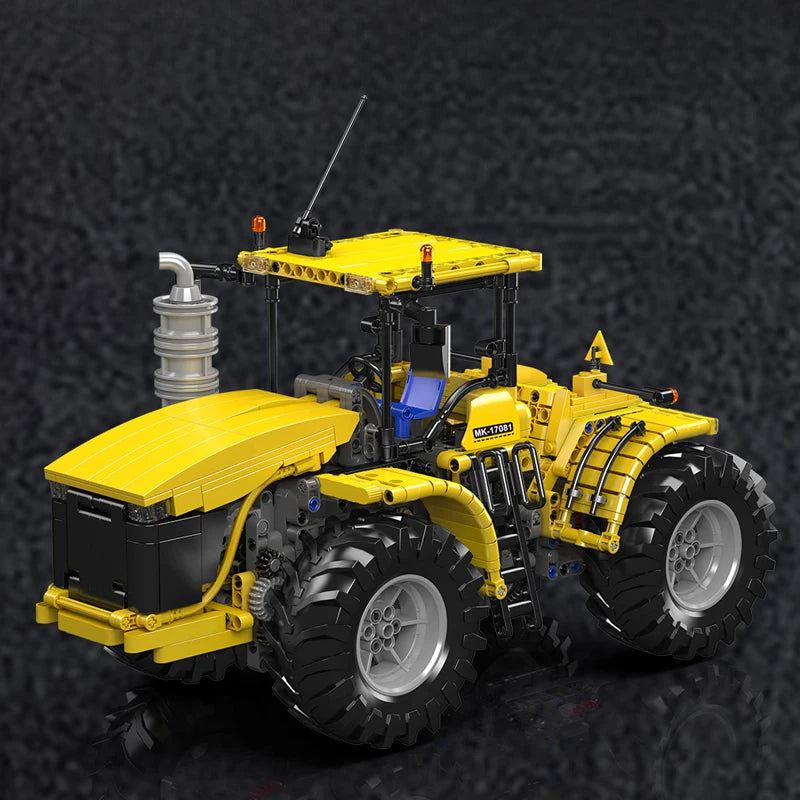 Mould King 17081/17082 Technical Car Toys The RC Challenger Articuated Tractor Building Block Enginerring Truck Brick Kids Gift