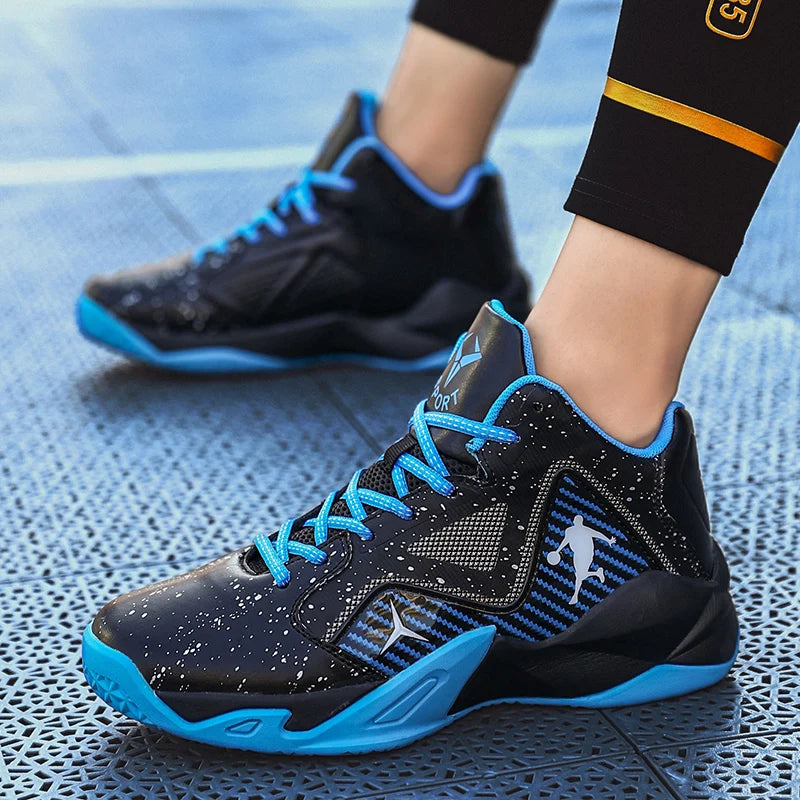 Kids Brand Basketball Shoes Children Casual Shoes Outdoor Boys Basketball Sneakers Breathable Comfortable New Children Sport Shoes Girls Gym Shoes