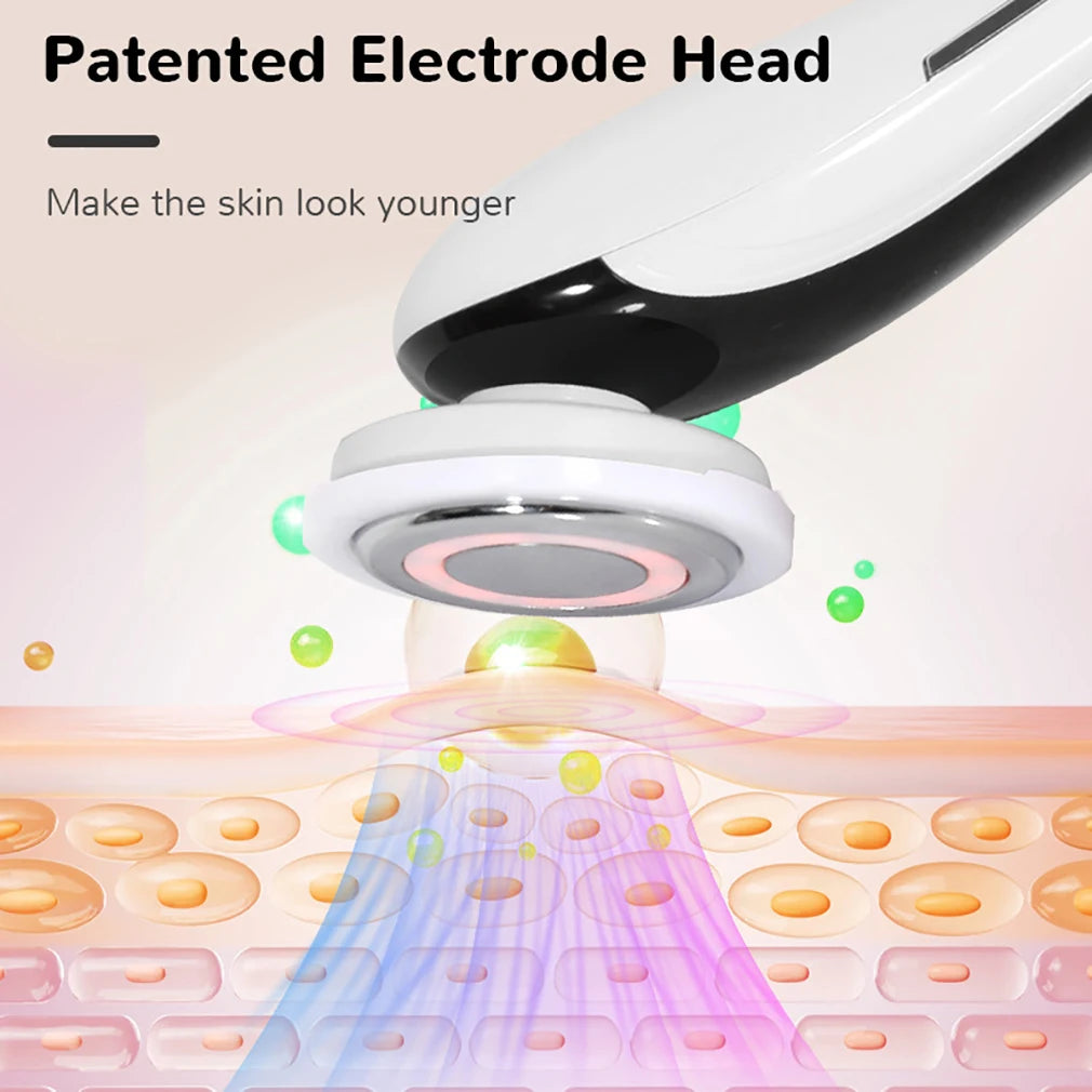 Electric Face Lift Massage with 7 Models 3 Levels Wireless Household Beauty Lift Tightening Vibration Facial Massager Daily Care