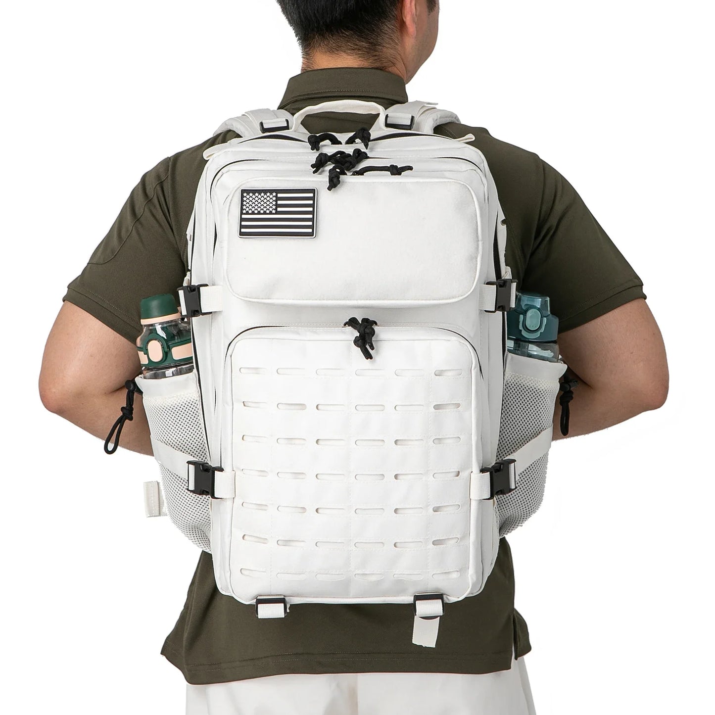 ReFire Gear Tactical Backpack For Outdoors With Water Bottle Holder