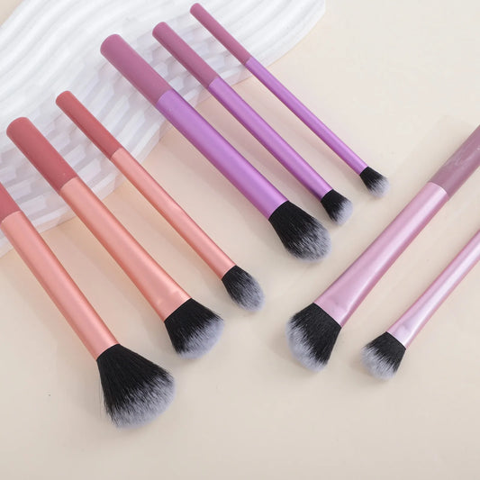 7/8pcs Makeup Brush Kit Soft Synthetic Hair Make Up Brushes Foundation Blush Eyeshadow Cosmetic Makeup Tools