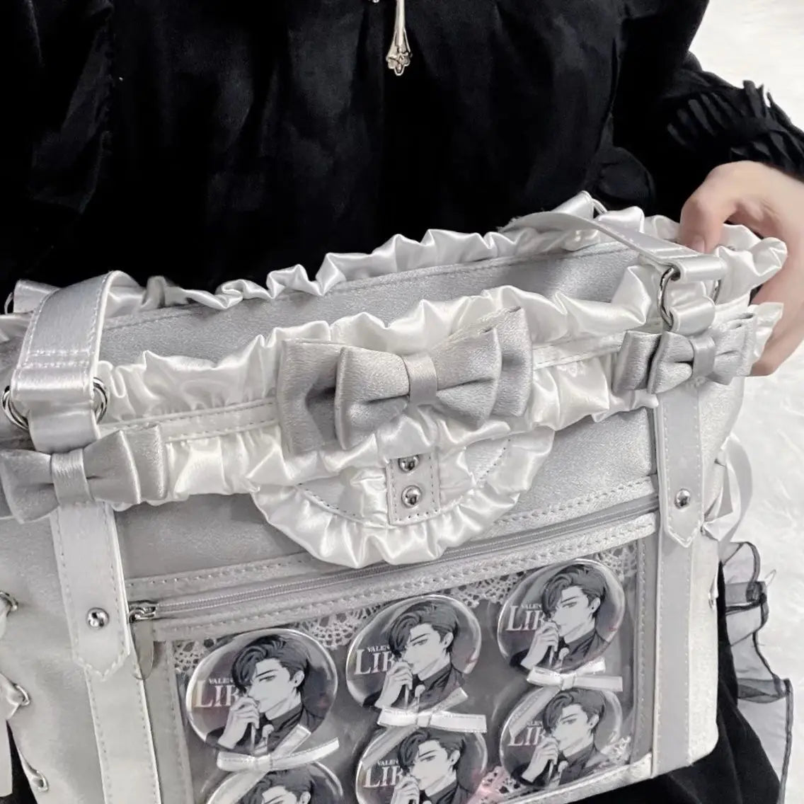 Y2K Ulzzang Ita Bag For Women Large Capacity Bow Tote