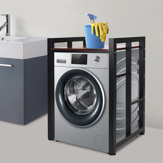 Bymaocar Washer Dryer Storage Shelf Laundry Organizer Adjustable