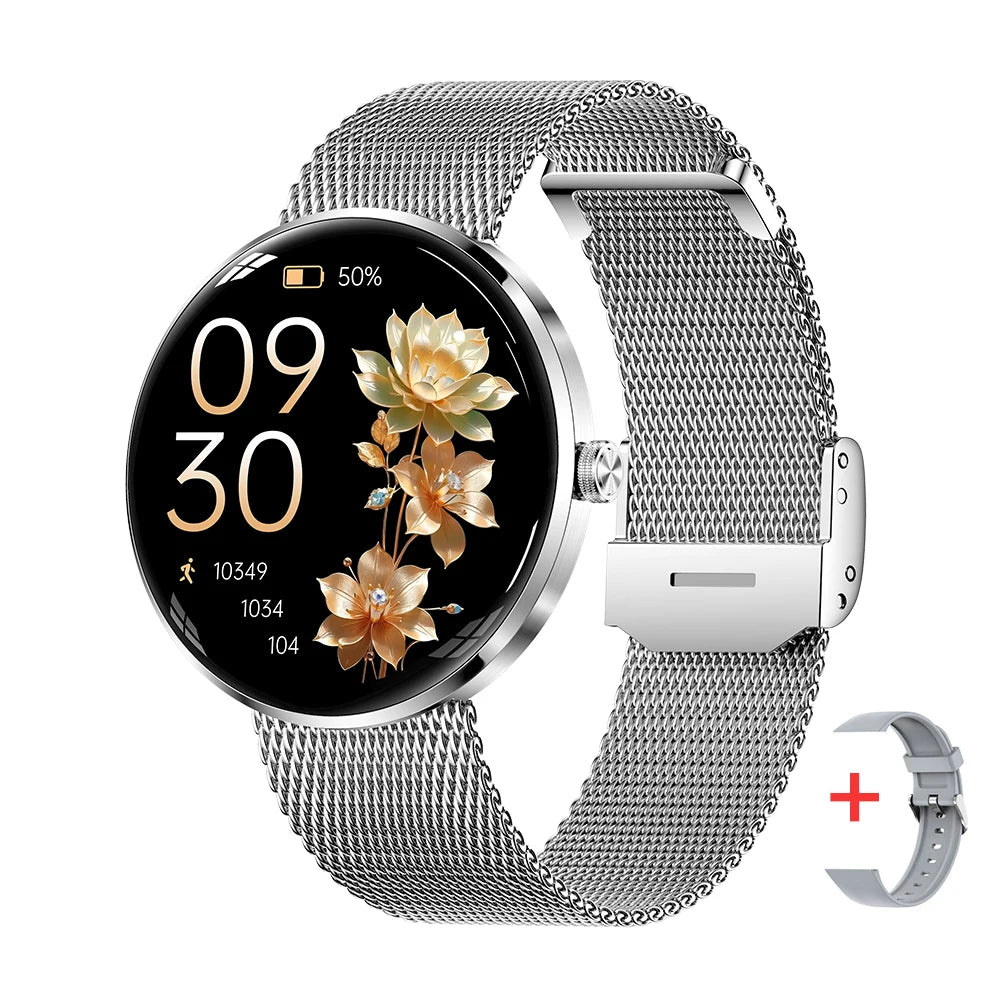 MEVADEN Ultra Thin Stainless Steel Smartwatch With AMOLED Screen