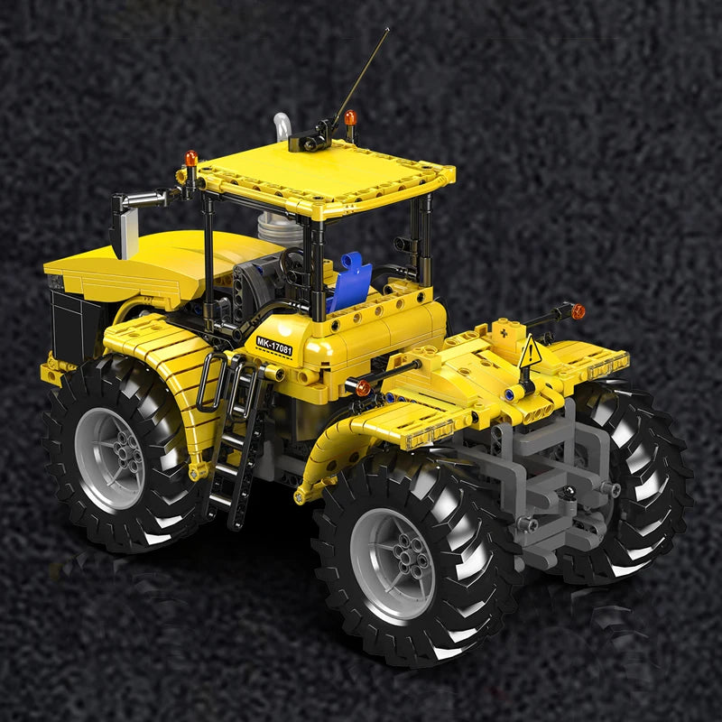 Mould King 17081/17082 Technical Car Toys The RC Challenger Articuated Tractor Building Block Enginerring Truck Brick Kids Gift