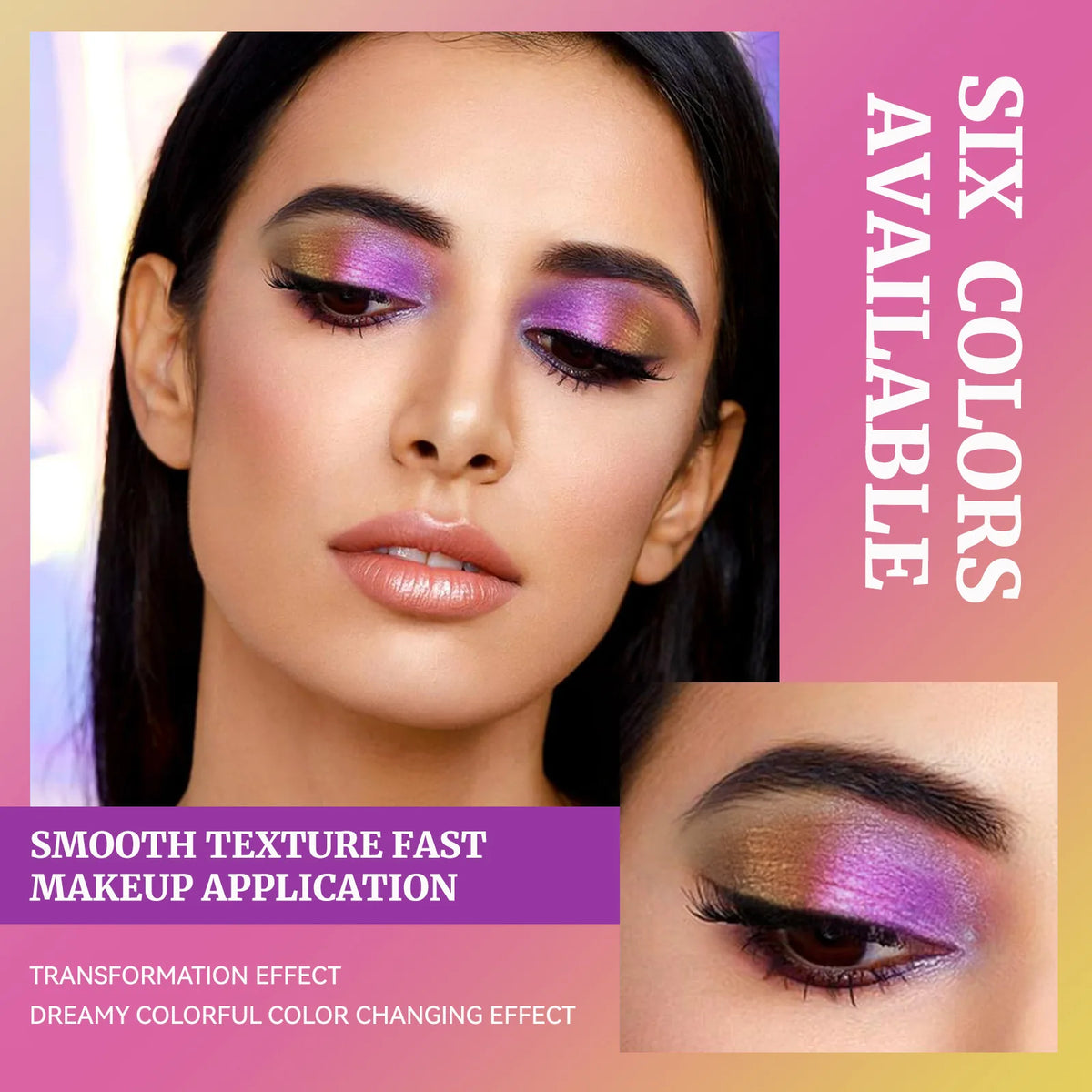 3-Pack Liquid Eyeshadow Set, Metallic Shimmer Highly Pigmented Eye Makeup, Smooth Long-Lasting Blendable Formula for Everyday Glam Party Looks Gift for Women