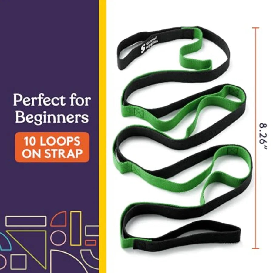 Yoga Strap for Stretching and Flexibility Training Physical Therapy