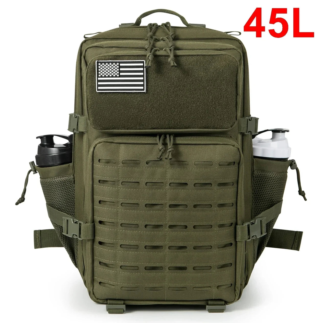 ReFire Gear Tactical Backpack For Outdoors With Water Bottle Holder