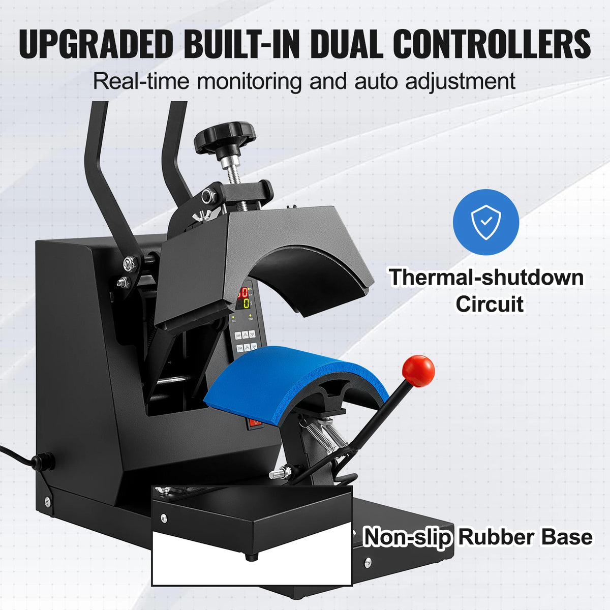 SucceBuy 4 In 1 Hat Heat Press Machine Digital Controls