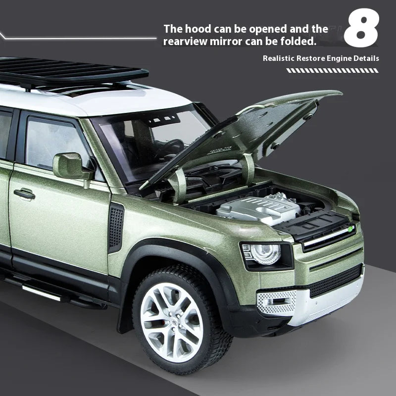 Defender 110 Off-Road Die-Cast Metal Vehicle Model for Adult Collectors