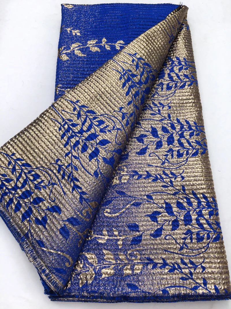 High Quality Nigerian Damask Brocade Lace Fabric For Bride