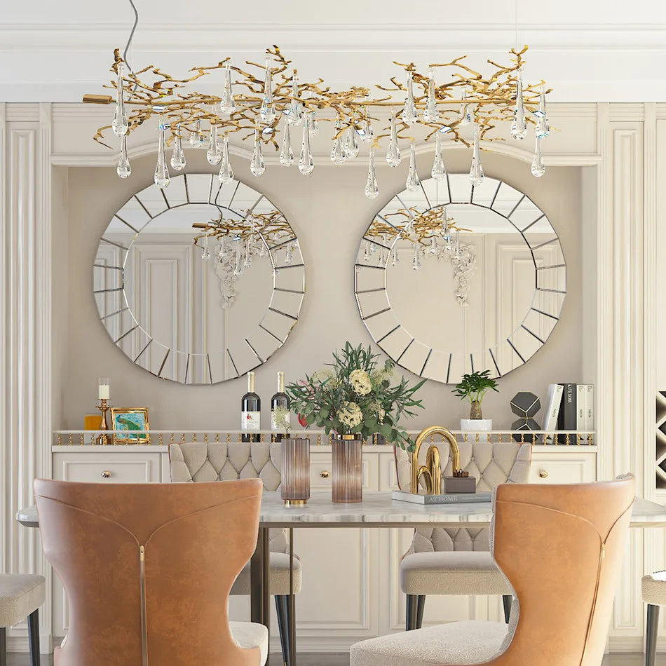 LUVODI Decorative Wall Mirror for Hallway and Living Room Decor