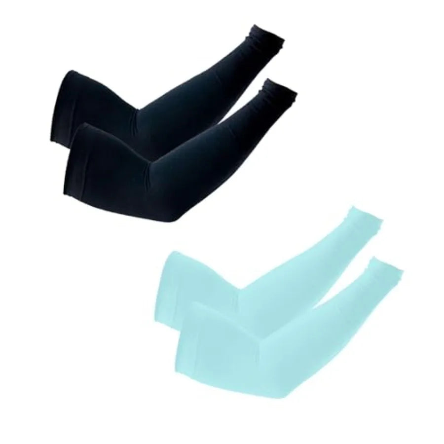 PFFY UV Protection Cooling Arm Sleeves for Men and Women UPF 50 Sun Sleeve