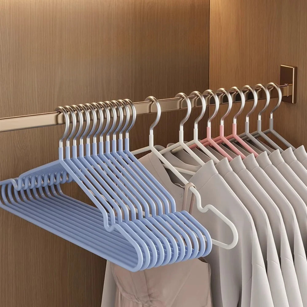 Metal Clothes Hangers Anti Slip Heavy Duty Space Saving Organizers
