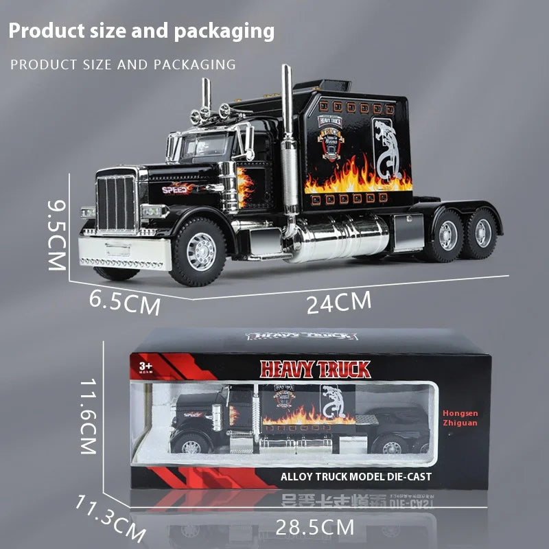 Peterbilt 389 Diecast Model Truck With Lights And Sound Effects