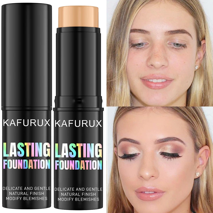 2pcs Face Foudation Concealer Stick Long Lasting Dark Circles Corrector Contour Concearler Pen Korean Makeup for Women Face Cosmetic