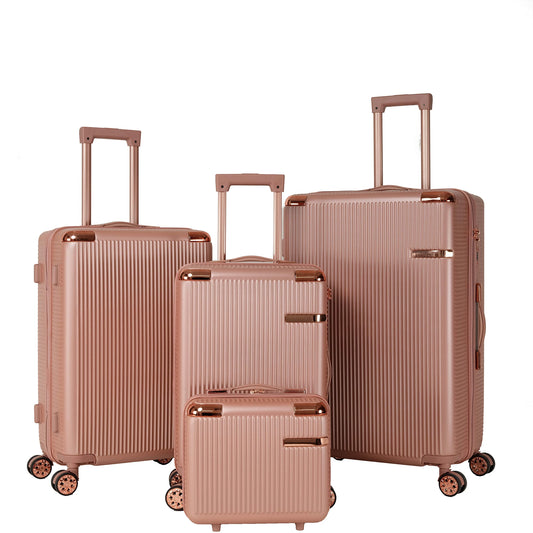 4pcs Hard Suitcases Set, 360 ° Dual Rotating Four-wheel , Password Lock, Lightweight Universal Wheel Luggage, 14"19"23"27 Inch