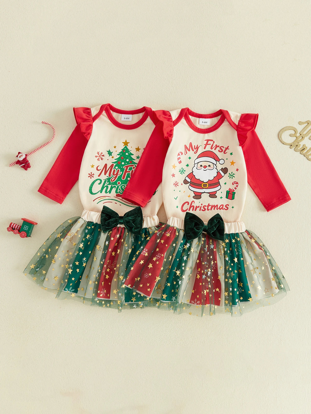 Girls Romper Claus Santa Sleeve Santa Claus Christmas Outfit Long Baby Girls Christmas Baby Girls Baby Girls Christmas