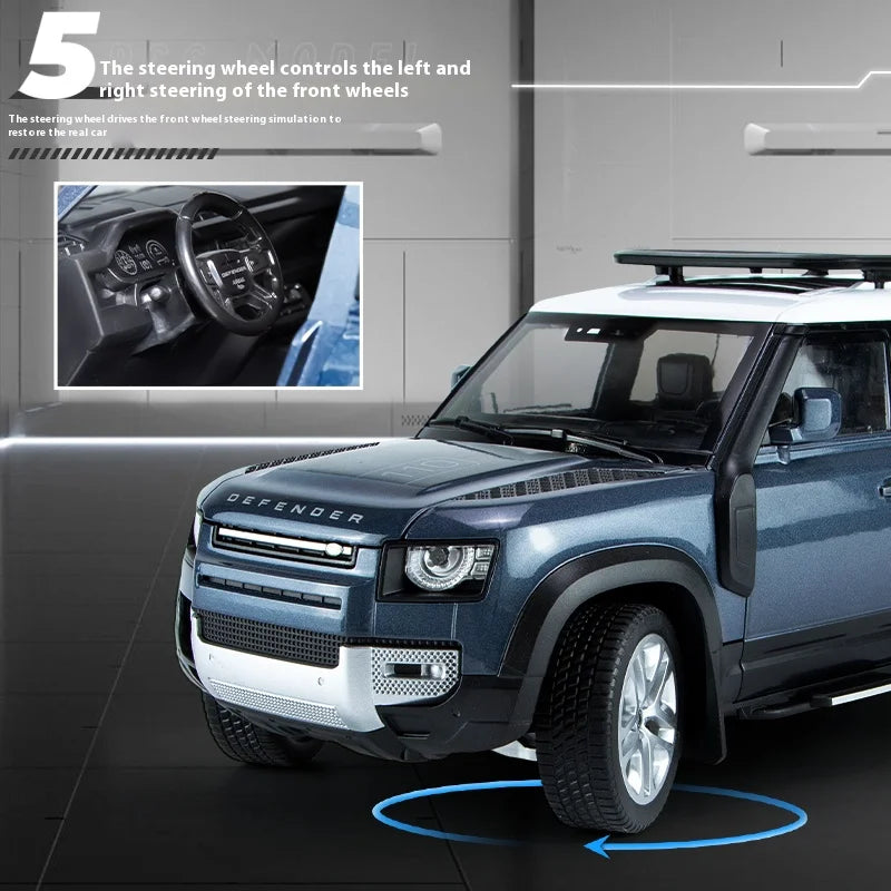 Defender 110 Off-Road Die-Cast Metal Vehicle Model for Adult Collectors