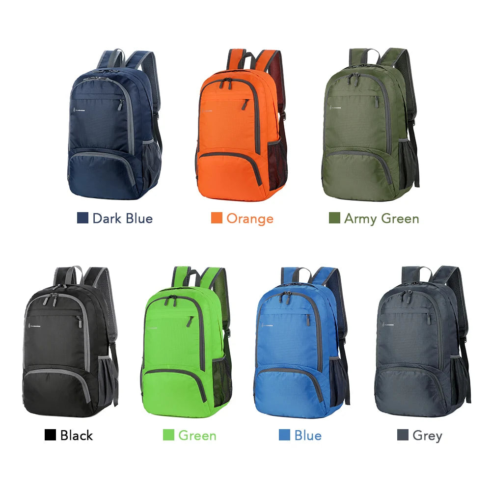 Lightweight Foldable Packable Nylon Backpack For Outdoor Travel And Hiking
