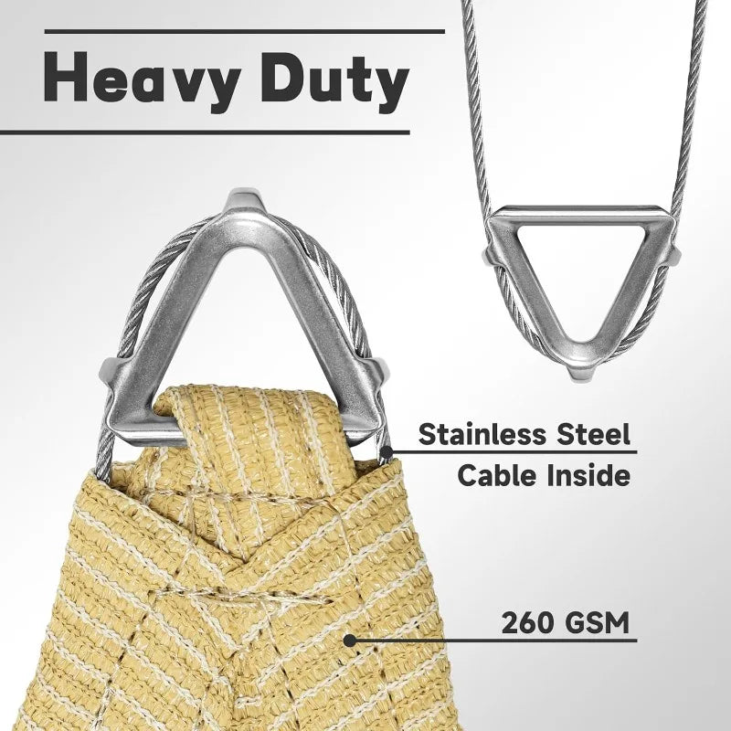 ColourTree Heavy Duty Shade Sail Pro Ring Rectangle