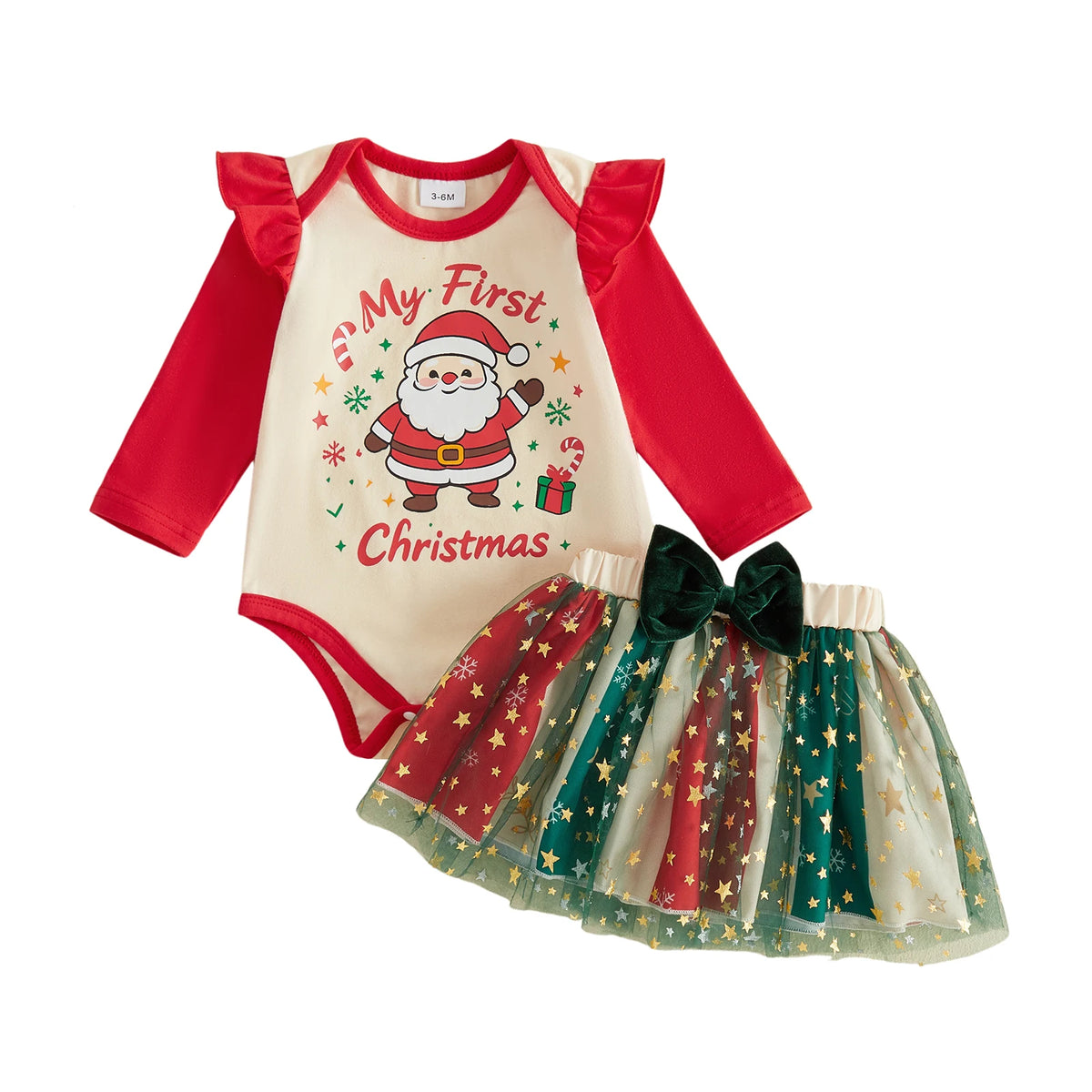 Girls Romper Claus Santa Sleeve Santa Claus Christmas Outfit Long Baby Girls Christmas Baby Girls Baby Girls Christmas
