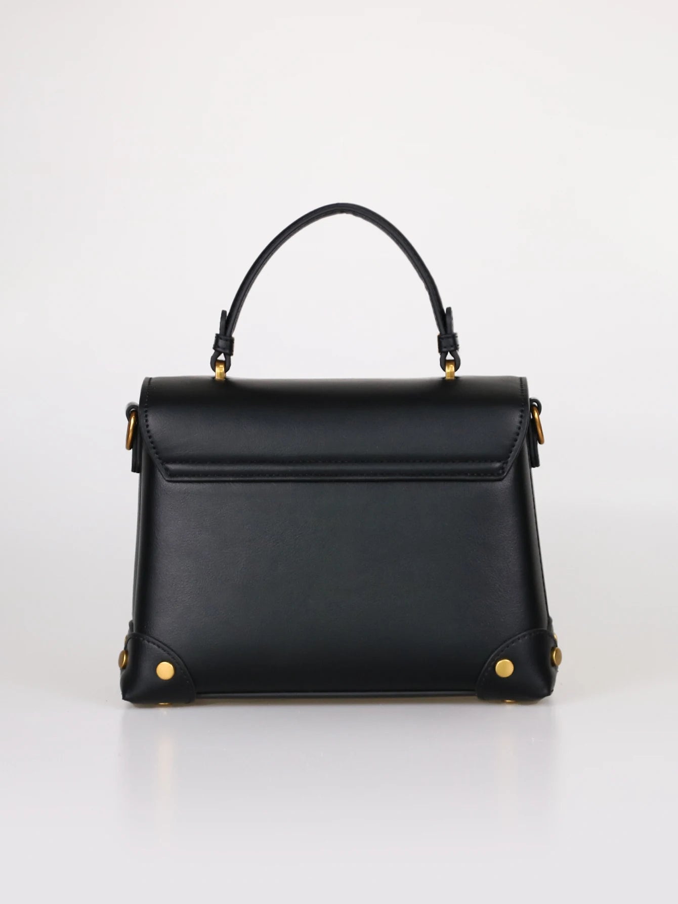 Niche Design Box Bag with Cat Pattern Rivet Texture