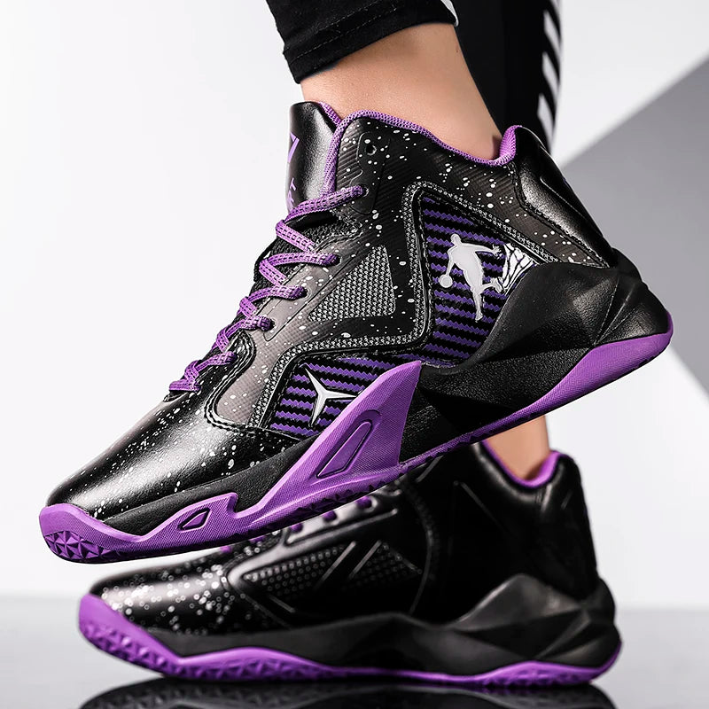 Kids Brand Basketball Shoes Children Casual Shoes Outdoor Boys Basketball Sneakers Breathable Comfortable New Children Sport Shoes Girls Gym Shoes