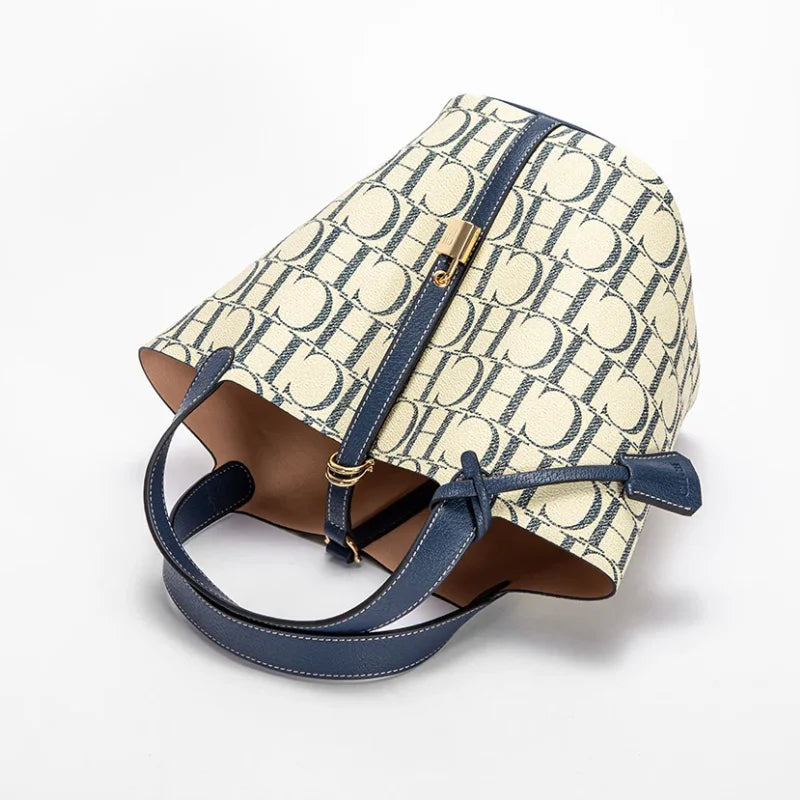 CHCH Large Capacity Daily Commuter Crossbody Bag Letter Print Design Women