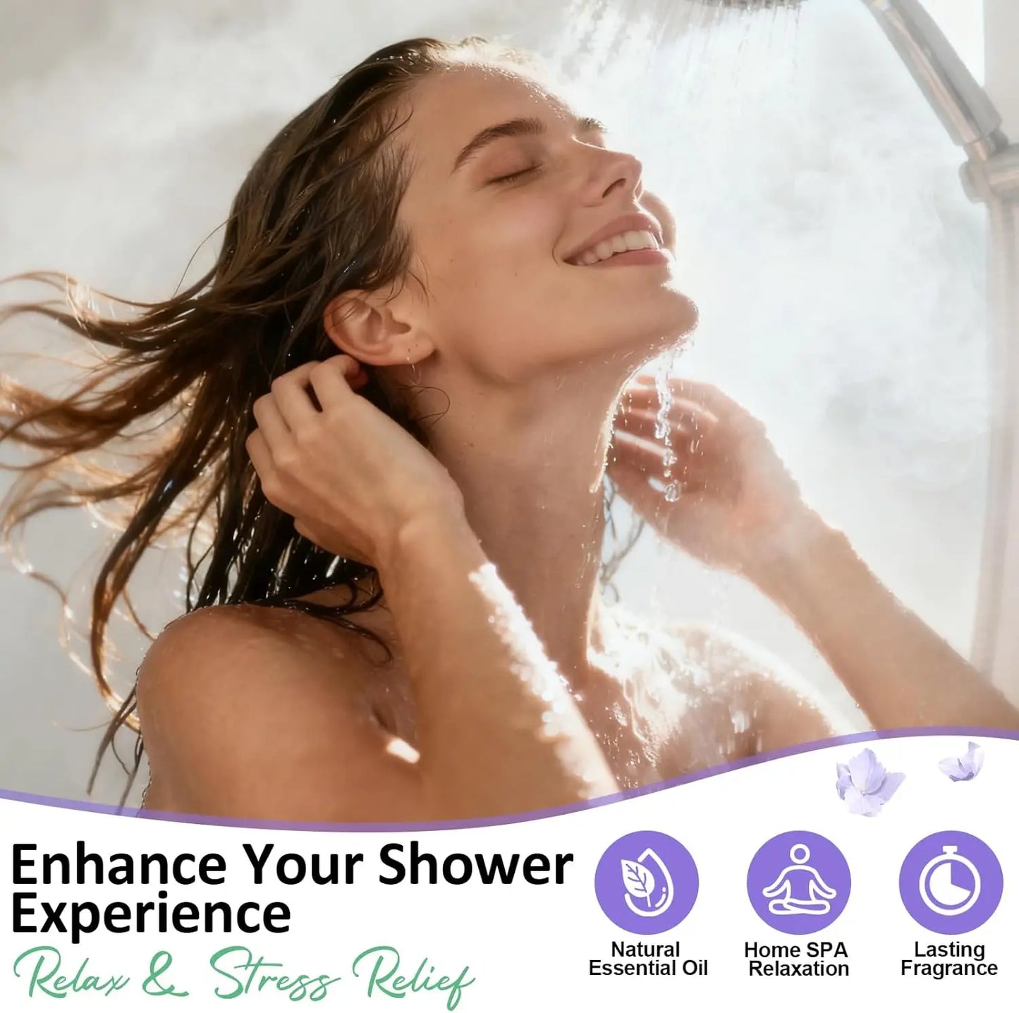 Shower Steamers Aromatherapy Birthday Gifts for Women - 8 Pcs Mothers Day Gifts for Mom Wife Daughter Grandma, Self Care with