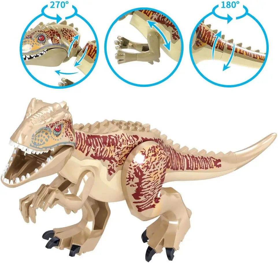 Dinosaurs Building Blocks Set, Dinosaur Toys ,Dinosaur Park World, Birthday Gifts for Boys and Girls (546 Pcs)
