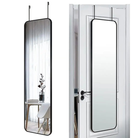 Rectangle Full Body Mirror With Aluminum Alloy Frame For Door Hanging Wall Mount