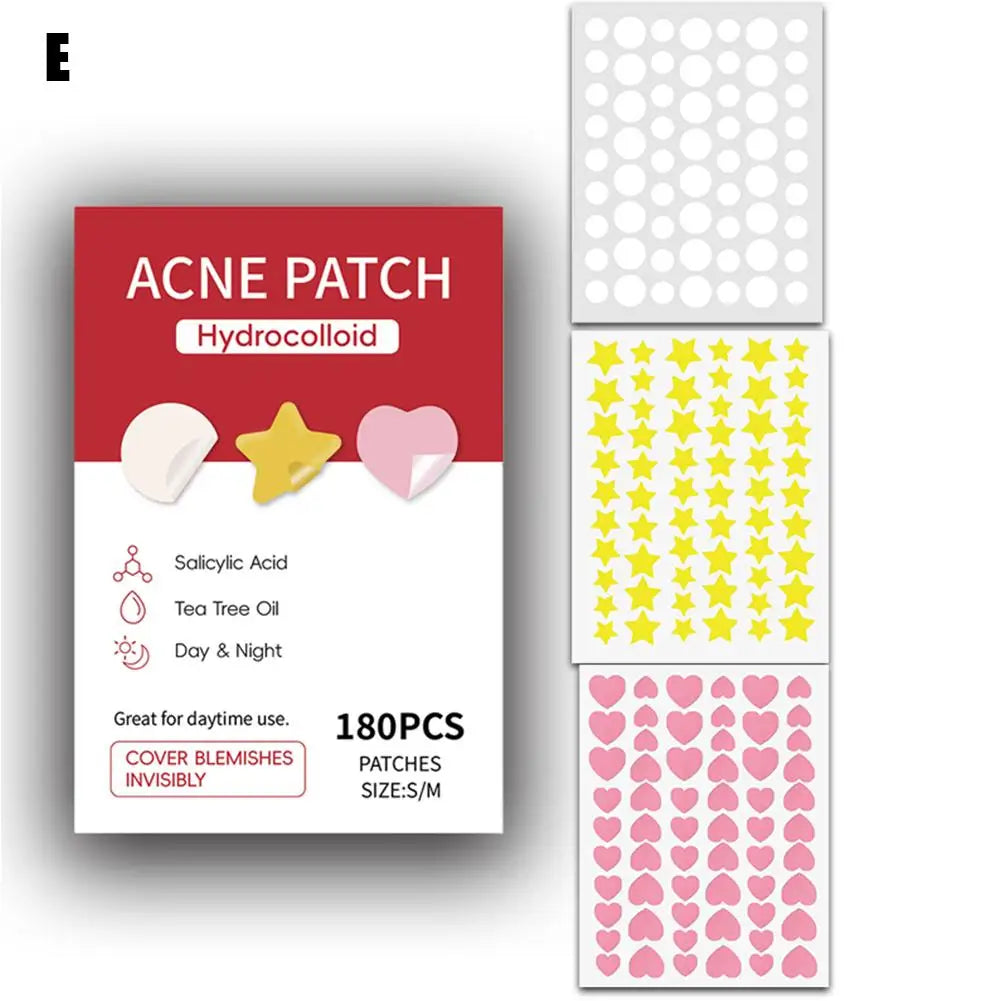 Hydrocolloid Acne Patches 360Pcs Invisible Spots Concealer Sticker