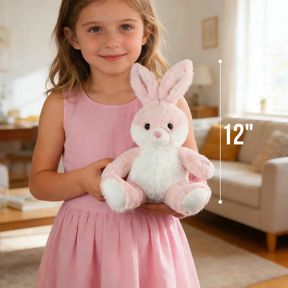 30cm Light up Rabbit Stuffed Animal Plush Toy Glowing Bunny Gift for Girls Boys Kids