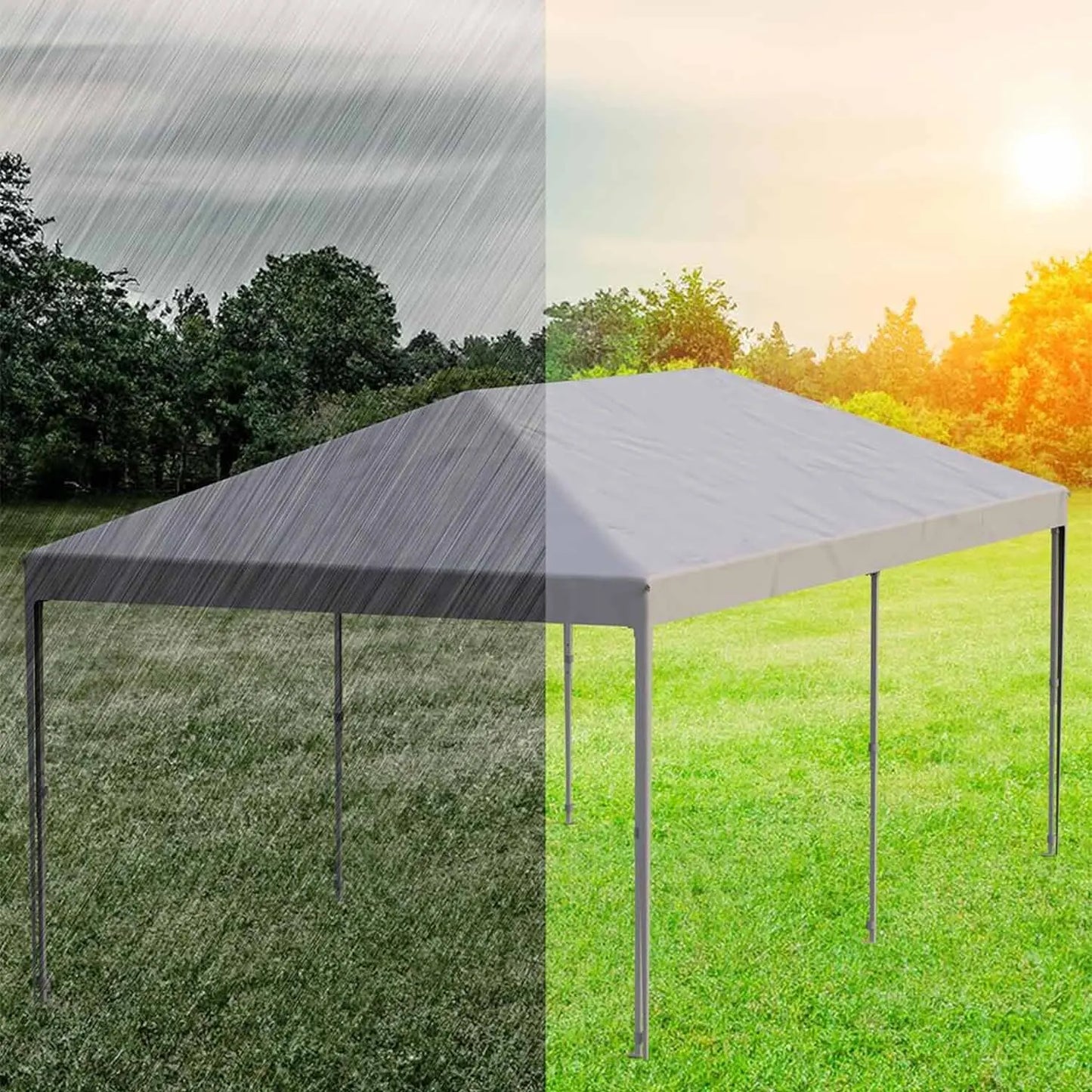 Pop Up Canopy Tent With Sidewalls 210D Oxford Fabric