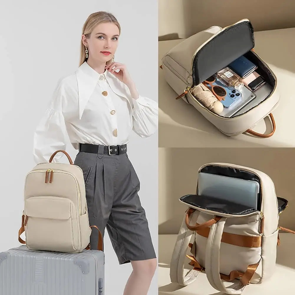 Unisex Large Capacity Laptop Backpack With Multiple Compartments