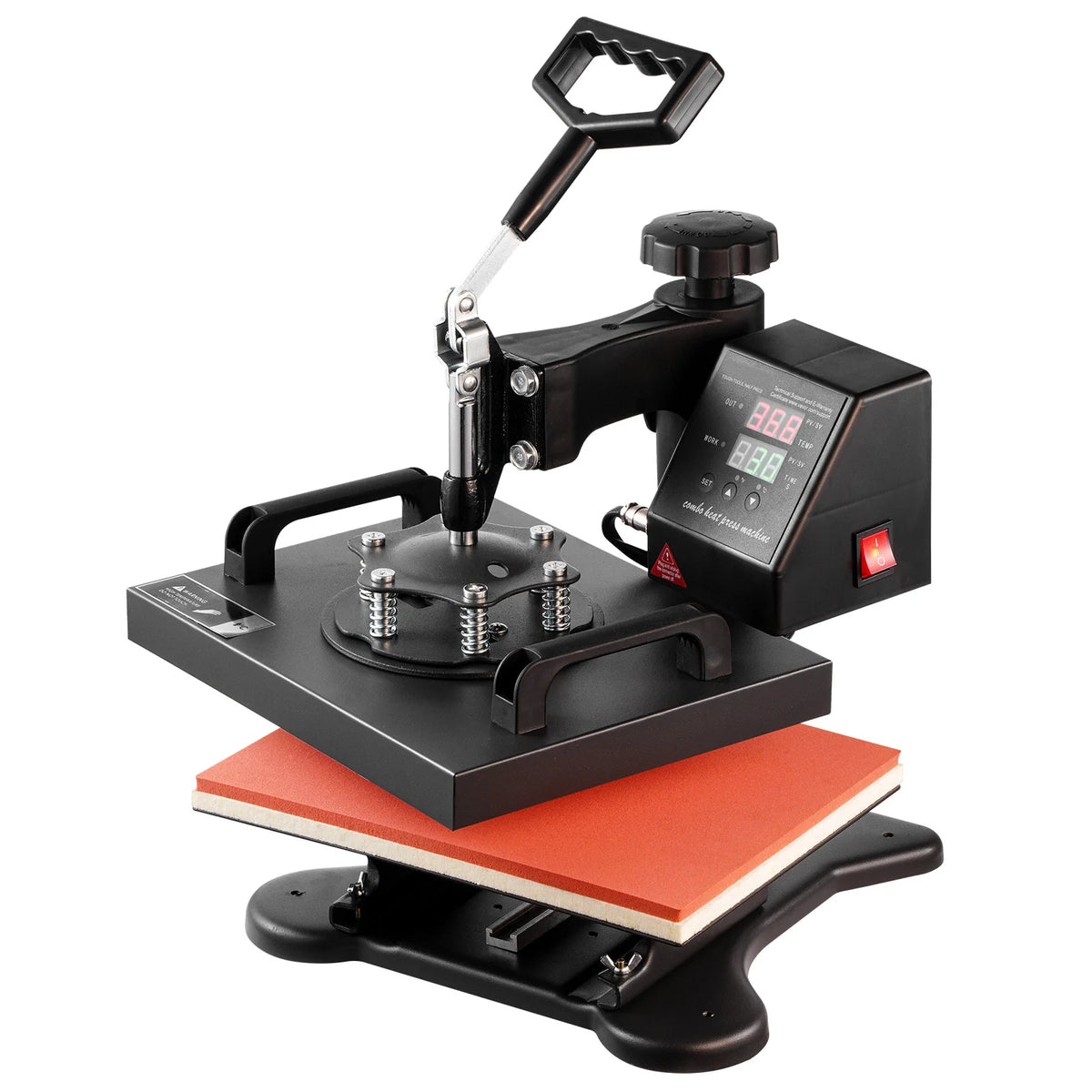 SucceBuy Dual Digital Swing Away Heat Press Sublimation Transfer Machine