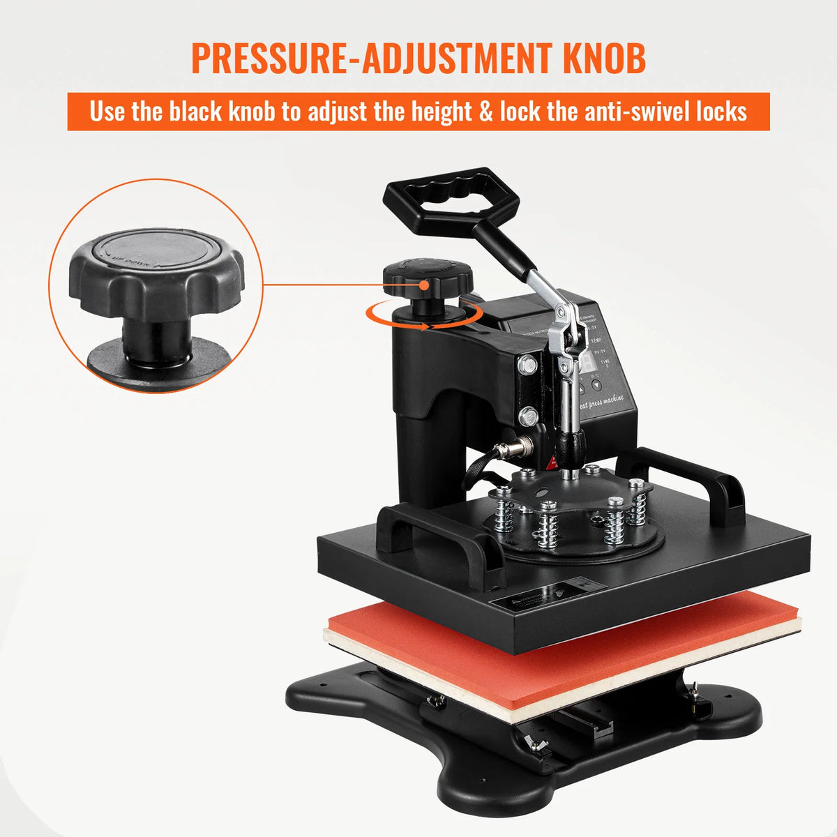 SucceBuy Dual Digital Swing Away Heat Press Sublimation Transfer Machine
