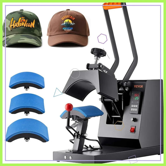 4in1 Hat Heat Press Machine With Curved Teflon Plate