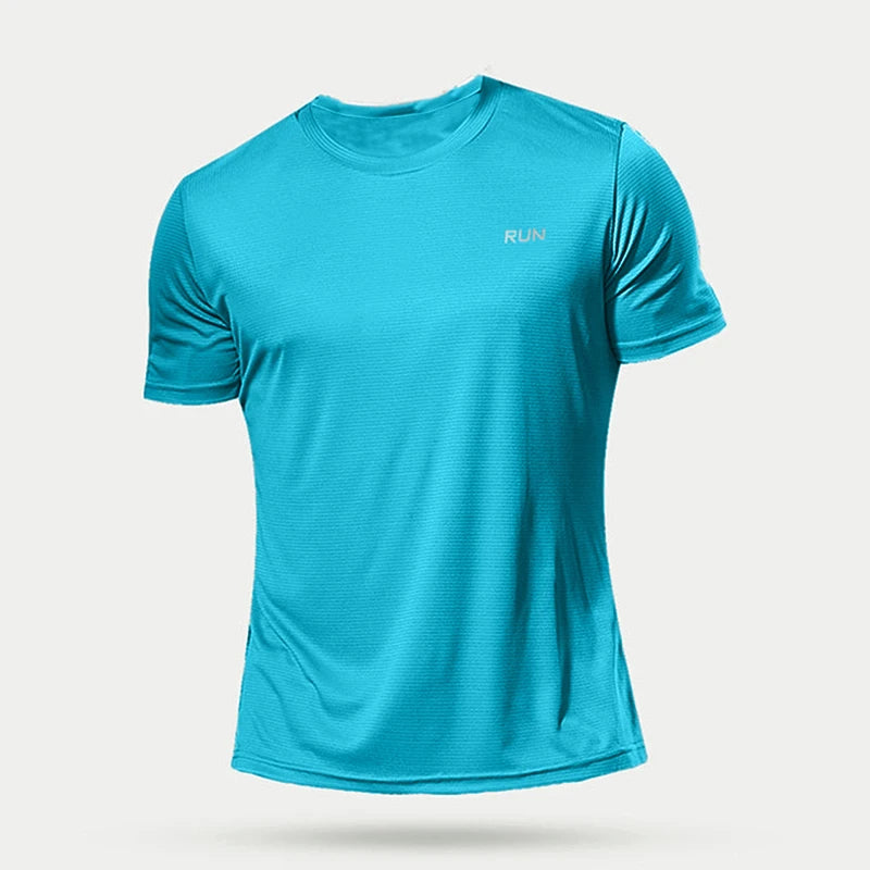YOUONGWEAR CN Summer Quick Dry Running Gym Shirt Men