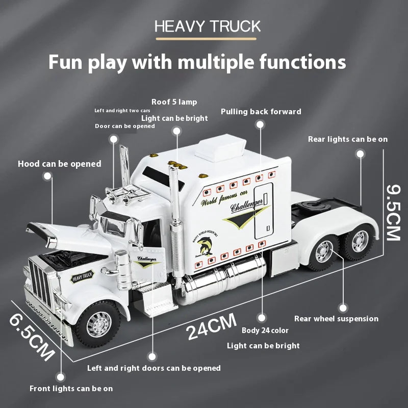 Peterbilt 389 Diecast Model Truck With Lights And Sound Effects