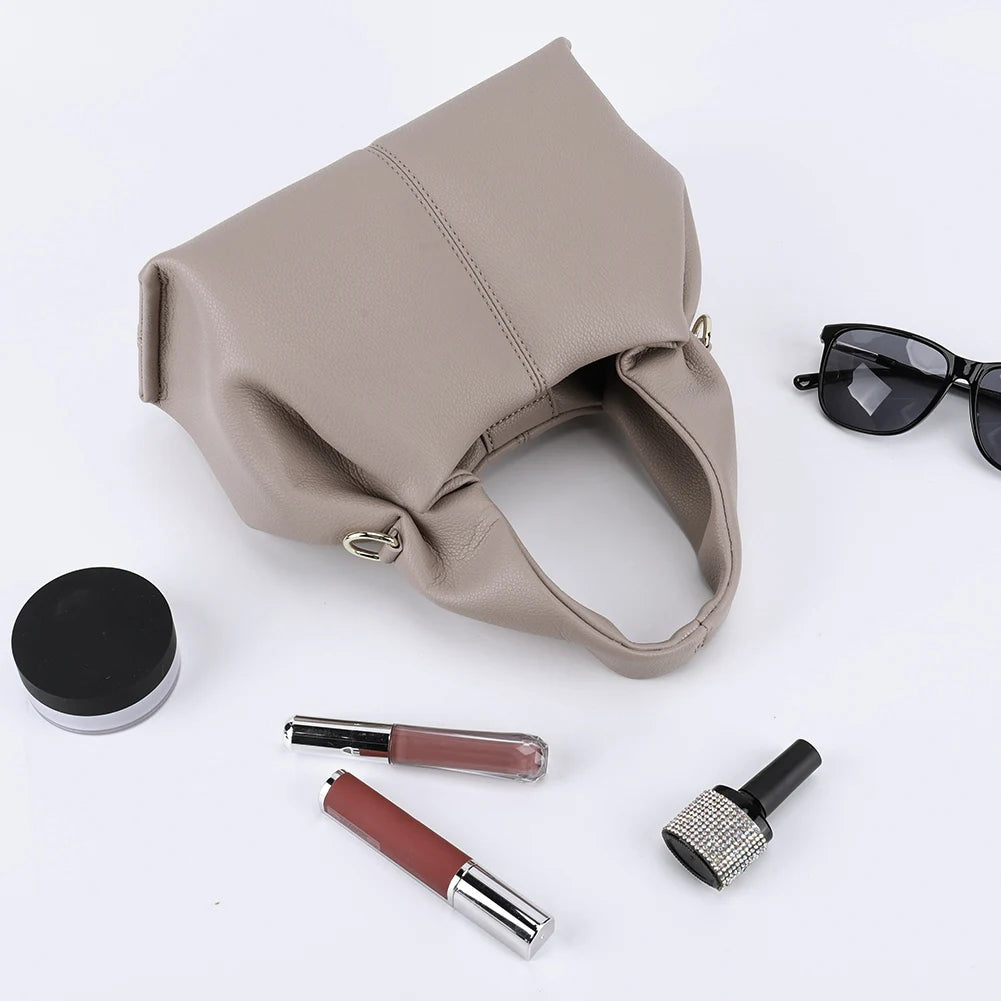 APWIKOGER Soft Cloud Dumpling Clutch Purse With Removable Crossbody Strap