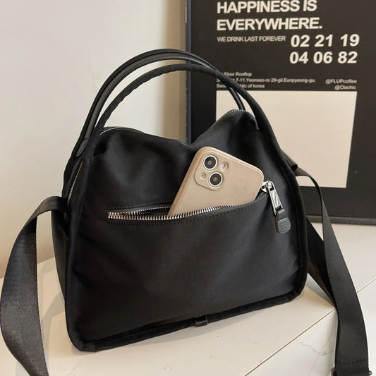 Shunmaii Women Casual Crossbody Bag Large Capacity Oxford Cloth Handbag