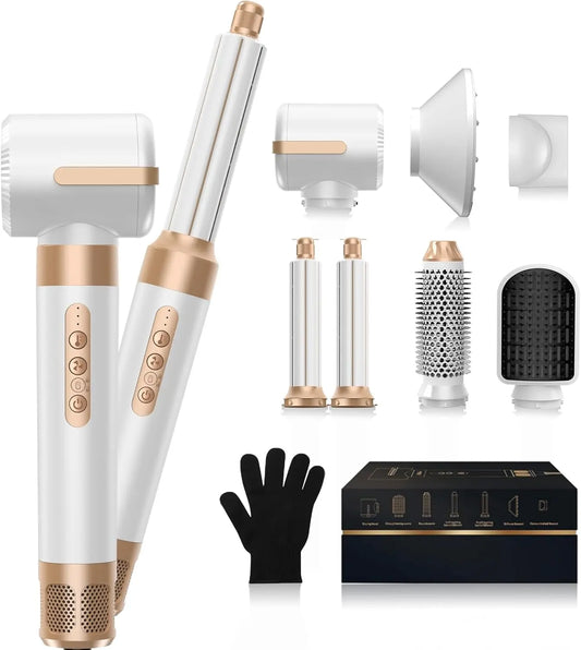 HAOYUNMA 7 In 1 Hair Dryer Brush Ionic Styler Professional