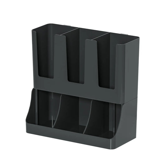 Coffee Station Organizer For Countertop And Wall Mounted Coffee Bar